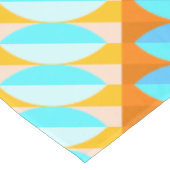 Colorful Turquoise Blue Oranje Yellow Pattern Tafelkleed (Gekanteld)