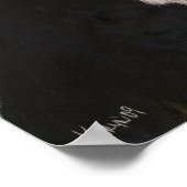 Colorful Tuxedo Cat Poster (Hoek)