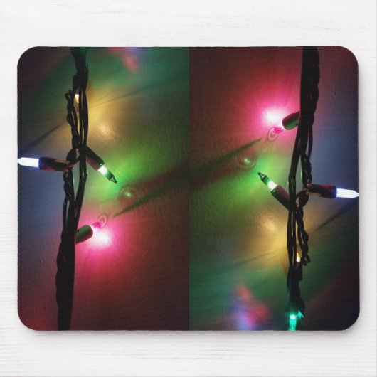 Colorful Twinkle-lampjes Muismat (Voorkant)