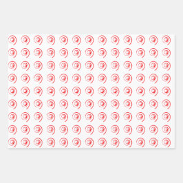 Colorful Twirls Inpakpapier Vel