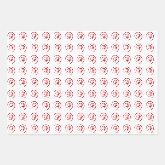 Colorful Twirls Inpakpapier Vel (Voorkant)