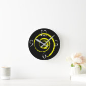 Colorful Twirls  Ronde Klok (Huis)