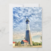 Colorful Tybee Lighthouse Souvenir Note Kaart (Voorkant)
