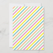 Colorful typografie Galentines Day party Kaart (Achterkant)