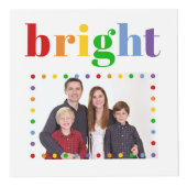 Colorful typografie, stippen kerstfeestfoto kubus (Rechts)