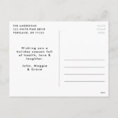 Colorful Ugly Sweater Non-Photo Feestdagenkaart (Achterkant)