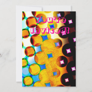 Colorful-uitnodigingen Kaart