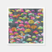 Colorful Umbrella Pattern Servet (Voorkant)