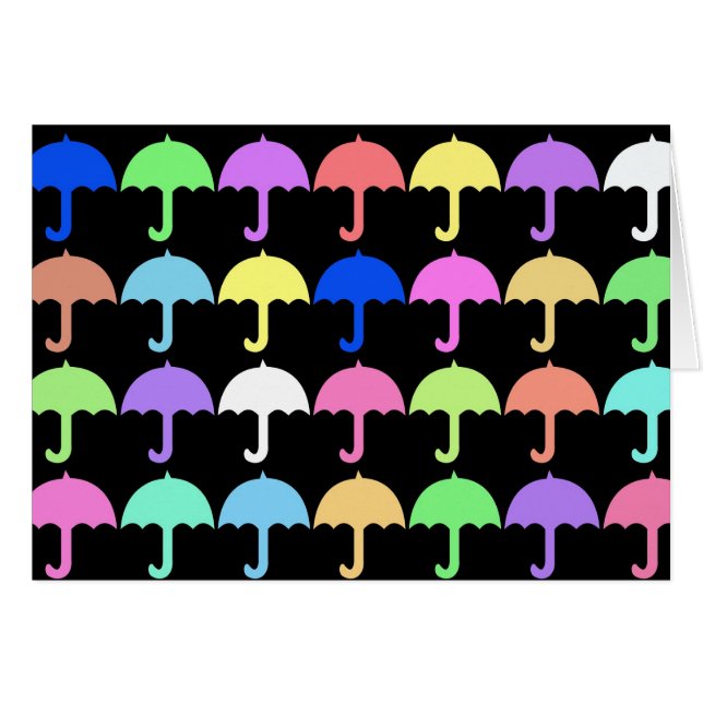 Colorful Umbrellas (Voorkant Horizontaal)