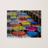 Colorful Umbrellas Legpuzzel (Horizontaal)