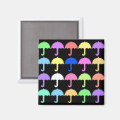 Colorful Umbrellas Magneet (Voorkant / Achterkant)