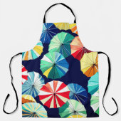 Colorful Umbrellas Schort (Voorkant)