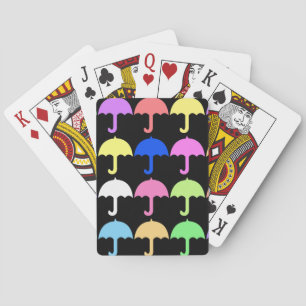 Colorful Umbrellas Speelkaarten