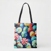 Colorful Umbrellas Tote Bag (Voorkant)