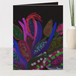 Colorful Undersea Large Greeting Card Kaart