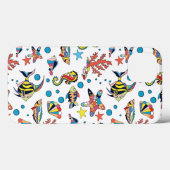 Colorful Underwater Zee Life Patroon Case-Mate iPhone Case (Achterkant (horizontaal))