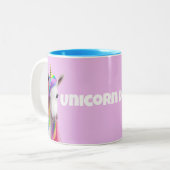 Colorful Unicorn Coffee Mok (Voorkant links)
