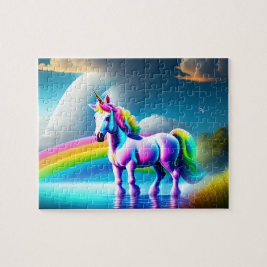 Colorful Unicorn Legpuzzel (Horizontaal)