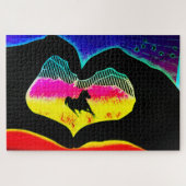 Colorful Unicorn Legpuzzel (Horizontaal)