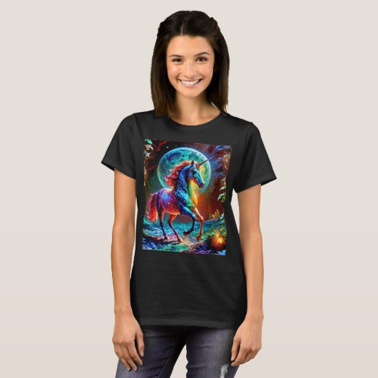 Colorful Unicorn T-shirt (Voorkant volledig)