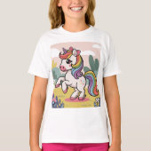 Colorful Unicorn T-shirt (Voorkant)