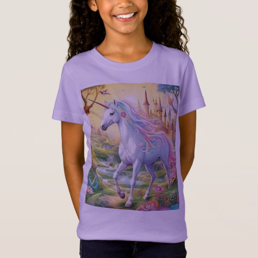 Colorful Unicorn T-shirt (Voorkant)