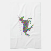 Colorful Unicorn Theedoek (Verticaal)