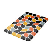 Colorful, uniek, trendy, urban leaf concept badmat (Gekanteld)