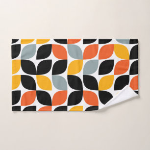 Colorful, uniek, trendy, urban leaf concept handdoek