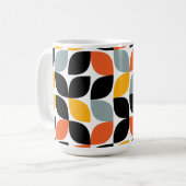 Colorful, uniek, trendy, urban leaf concept koffiemok (Voorkant links)