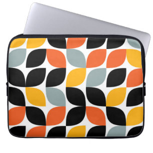 Colorful, uniek, trendy, urban leaf concept laptop sleeve