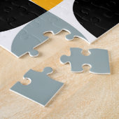 Colorful, uniek, trendy, urban leaf concept legpuzzel (Zijkant)