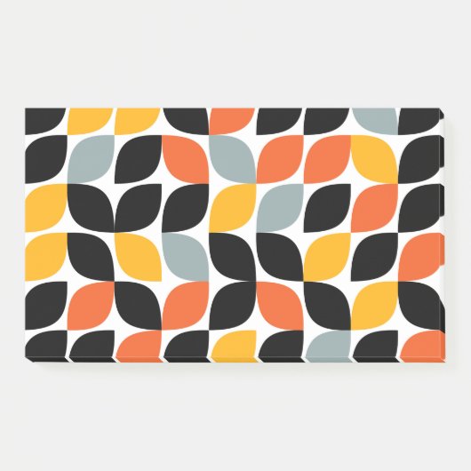 Colorful, uniek, trendy, urban leaf concept post-it® notes (Voorkant)