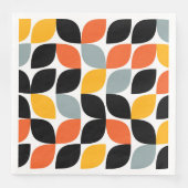 Colorful, uniek, trendy, urban leaf concept servet (Voorkant)