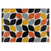 Colorful, uniek, trendy, urban leaf concept snijplank (Voorkant)