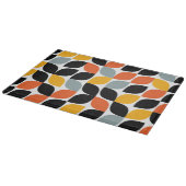 Colorful, uniek, trendy, urban leaf concept snijplank (Hoek)