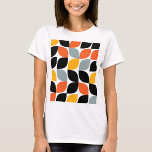 Colorful, uniek, trendy, urban leaf concept t-shirt