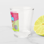 Colorful Unique Retro Vacay Mode Shot Glas (Rechts)