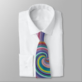 Colorful Unique Swirl Pattern Stropdas (Gebonden)