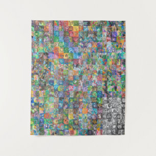 Colorful Unique Tapestry 2021 Paintgazing Calendar Wandkleed