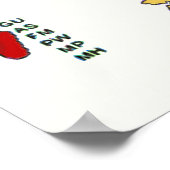 Colorful United States Maps School Poster (Hoek)