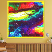 Colorful Universe Art. Nu kopen Canvas Afdruk (Insitu (Woonkamer))