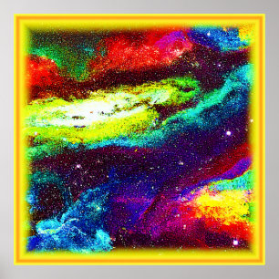Colorful Universe Art. Nu kopen Poster