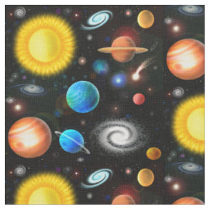 Colorful Universe Astronomy Space Fabric Stof