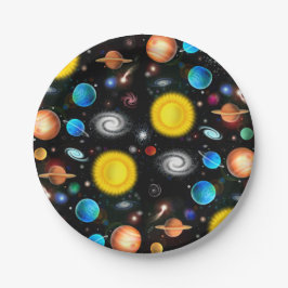 Colorful Universe Astronomy Space Paper-Borden Papieren Bordje