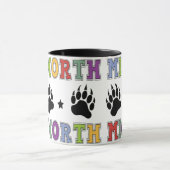 Colorful Up North Michigan Mok met Beren wetten (Midden)