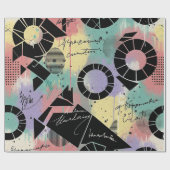 Colorful Urban Graffiti Pattern (10) Cadeaupapier (Vlak)