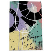 Colorful Urban Graffiti Pattern (10) Medium Cadeauzakje (Voorkant)