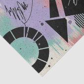 Colorful Urban Graffiti Pattern (10) Tissuepapier (Detail)