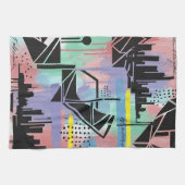 Colorful Urban Graffiti Pattern (11) Theedoek (Horizontaal)